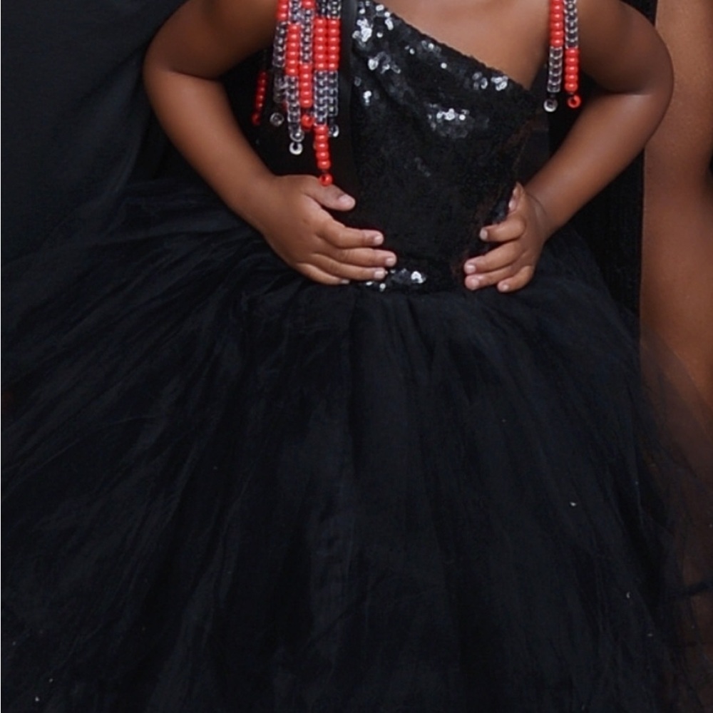 Toddler sequin and tulle dress